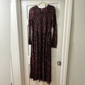 Free people sheer style maxi dress